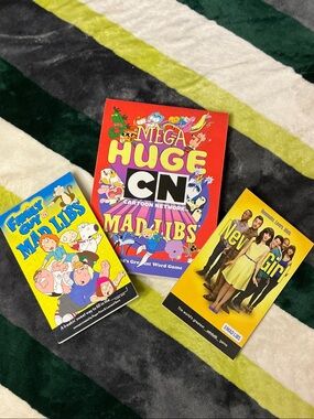 Set of 3 TV-Themed Mad Libs: Cartoon Network, Family Guy & New Girl